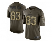 Men's Nike Pittsburgh Steelers #83 Cobi Hamilton Limited Green Salute to Service NFL Jersey