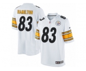 Men's Nike Pittsburgh Steelers #83 Cobi Hamilton Limited White NFL Jersey