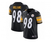 Men's Nike Pittsburgh Steelers #98 Vince Williams Vapor Untouchable Limited Black Team Color NFL Jersey