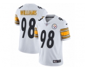 Men's Nike Pittsburgh Steelers #98 Vince Williams Vapor Untouchable Limited White NFL Jersey