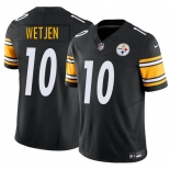Men's Pittsburgh Steelers #10 Kaden Wetjen Black 2026 Draft F.U.S.E. Vapor Limited Football Stitched Jersey