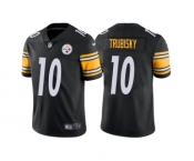 Men's Pittsburgh Steelers #10 Mitchell Trubisky Black Vapor Untouchable Limited Stitched Jersey