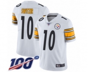 Men's Pittsburgh Steelers #10 Ryan Switzer White Vapor Untouchable Limited Player 100th Season Football Jersey