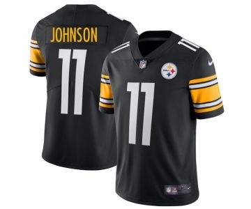Men's Pittsburgh Steelers #11 Brandon Johnson Black 2025 Vapor Untouchable Football Stitched Jersey