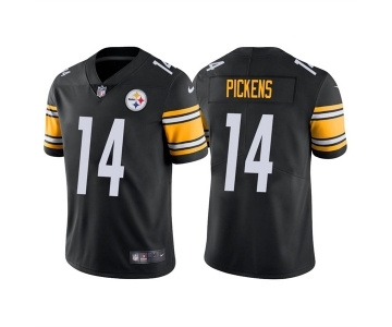 Men's Pittsburgh Steelers #14 George Pickens Black Vapor Untouchable Limited Stitched Jersey