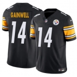 Men's Pittsburgh Steelers #14 Kenneth Gainwell Black 2025 F.U.S.E. Vapor Untouchable Limited Football Stitched Jersey Men's Pittsburgh Steelers #14 Kenneth Gainwell Black 2025 F.U.S.E. Vapor Untouchable Limited Football Stitched Jersey