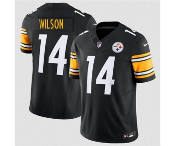 Men's Pittsburgh Steelers #14 Roman Wilson Black 2026 F.U.S.E. Vapor Limited Football Stitched Jersey
