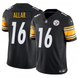 Men's Pittsburgh Steelers #16 Drew Allar Black 2026 Draft F.U.S.E. Vapor Limited Football Stitched Jersey Men's Pittsburgh Steelers #16 Drew Allar Black 2026 Draft F.U.S.E. Vapor Limited Football Stitched Jersey