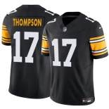 Men's Pittsburgh Steelers #17 Skylar Thompson Black 2025 F.U.S.E. Alternate Vapor Limited Football Stitched Jersey