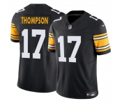 Men's Pittsburgh Steelers #17 Skylar Thompson Black 2025 F.U.S.E. Alternate Vapor Limited Football Stitched Jersey
