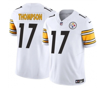 Men's Pittsburgh Steelers #17 Skylar Thompson White 2025 F.U.S.E. Vapor Limited Football Stitched Jersey