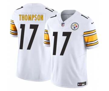 Men's Pittsburgh Steelers #17 Skylar Thompson White 2025 F.U.S.E. Vapor Untouchable Limited Football Stitched Jersey