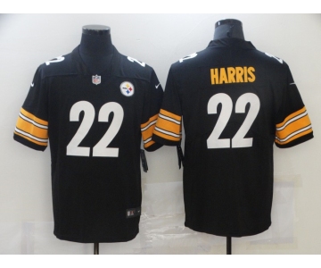 Men's Pittsburgh Steelers #22 Najee Harris Black Alternate Vapor Untouchable Limited Player Football Jersey