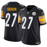 Men's Pittsburgh Steelers #27 Trey Sermon Black 2025 F.U.S.E. Vapor Untouchable Limited Football Stitched Jersey