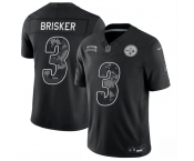 Men's Pittsburgh Steelers #3 Jaquan Brisker Black F.U.S.E. 2026 Salute to Service Limited Football Stitched Jersey Men's Pittsburgh Steelers #3 Jaquan Brisker Black F.U.S.E. 2026 Salute to Service Limited Football Stitched Jersey