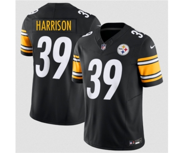 Men's Pittsburgh Steelers #39 Malik Harrison Black 2026 F.U.S.E. Vapor Limited Football Stitched Jersey