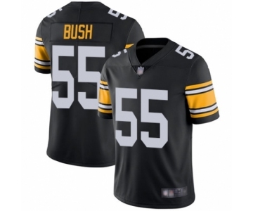 Men's Pittsburgh Steelers #55 Devin Bush Black Alternate Vapor Untouchable Limited Player Football Jersey