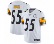 Men's Pittsburgh Steelers #55 Devin Bush White Vapor Untouchable Limited Player Football Jersey Men's Pittsburgh Steelers #55 Devin Bush White Vapor Untouchable Limited Player Football Jersey