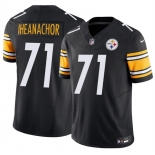 Men's Pittsburgh Steelers #71 Max Iheanachor Black 2026 Draft F.U.S.E. Vapor Limited Football Stitched Jersey