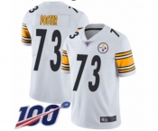 Men's Pittsburgh Steelers #73 Ramon Foster White Vapor Untouchable Limited Player 100th Season Football Jersey
