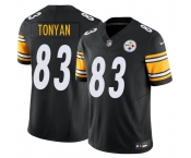 Men's Pittsburgh Steelers #83 Robert Tonyan Black 2026 F.U.S.E. Vapor Limited Football Stitched Jersey Men's Pittsburgh Steelers #83 Robert Tonyan Black 2026 F.U.S.E. Vapor Limited Football Stitched Jersey