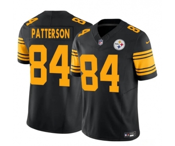 Men's Pittsburgh Steelers #84 Cordarrelle Patterson Black 2024 F.U.S.E. Color Rush Limited Football Stitched Jersey