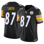 Men's Pittsburgh Steelers #87 Brandon Smith Black 2026 F.U.S.E. Vapor Limited Football Stitched Jersey