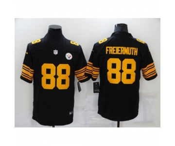 Men's Pittsburgh Steelers #88 Pat Freiermuth Black Limited Jersey