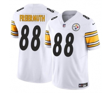 Men's Pittsburgh Steelers #88 Pat Freiermuth White 2024 F.U.S.E. Alternate Vapor Untouchable Limited Stitched Jersey