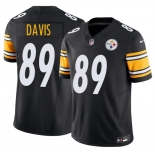 Men's Pittsburgh Steelers #89 Joaquin Davis Black 2026 F.U.S.E. Vapor Limited Football Stitched Jersey Men's Pittsburgh Steelers #89 Joaquin Davis Black 2026 F.U.S.E. Vapor Limited Football Stitched Jersey