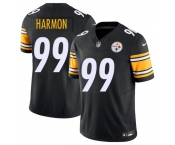 Men's Pittsburgh Steelers #99 Derrick Harmon Black 2025 Draft F.U.S.E. Vapor Limited Football Stitched Jersey