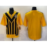 Men's Pittsburgh Steelers Blank Gold 1933 Throwback Alternate Football Stitched Jersey Men's Pittsburgh Steelers Blank Gold 1933 Throwback Alternate Football Stitched Jersey