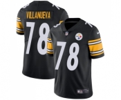 Nike Pittsburgh Steelers #78 Alejandro Villanueva Rush Limited Black Team Color NFL Jersey