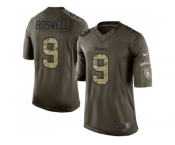 Nike Pittsburgh Steelers #9 Chris Boswell Green Men Stitched NFL Limited 2015 Salute to Service Jersey