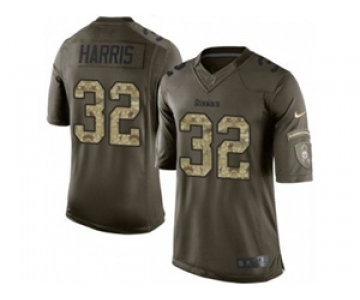 nike nfl jerseys pittsburgh steelers #32 franco harris army green[nike Limited Salute To Service]