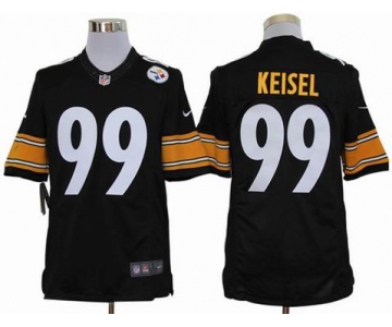 nike nfl jerseys pittsburgh steelers #99 keisel black[nike limited]