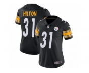 Women Nike Pittsburgh Steelers #31 Mike Hilton Black Team Color Vapor Untouchable Elite Player NFL Jersey