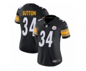 Women Nike Pittsburgh Steelers #34 Cameron Sutton Black Team Color Vapor Untouchable Limited Player NFL Jersey