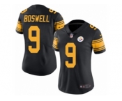 Women Nike Pittsburgh Steelers #9 Chris Boswell Limited Black Rush Vapor Untouchable NFL Jersey