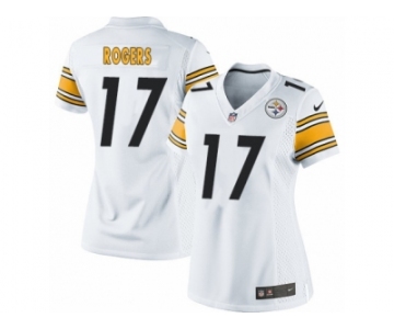 Women's Nike Pittsburgh Steelers #17 Eli Rogers Limited White NFL Jersey