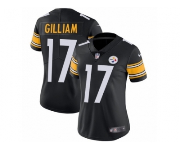 Women's Nike Pittsburgh Steelers #17 Joe Gilliam Vapor Untouchable Limited Black Team Color NFL Jersey