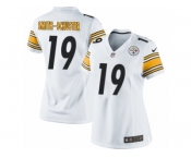 Women's Nike Pittsburgh Steelers #19 JuJu Smith-Schuster Limited White NFL Jersey