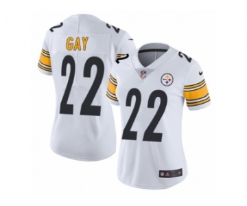 Women's Nike Pittsburgh Steelers #22 William Gay Vapor Untouchable Limited White NFL Jersey