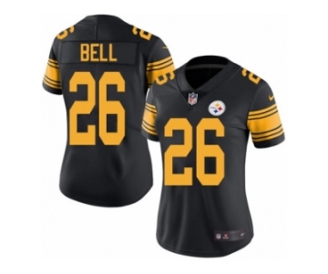 Women's Nike Pittsburgh Steelers #26 Le'Veon Bell Limited Black Rush NFL Jersey