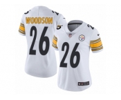 Women's Nike Pittsburgh Steelers #26 Rod Woodson Vapor Untouchable Limited White NFL Jersey