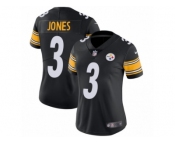 Women's Nike Pittsburgh Steelers #3 Landry Jones Vapor Untouchable Limited Black Team Color NFL Jersey