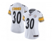 Women's Nike Pittsburgh Steelers #30 James Conner Limited White NFL Jersey
