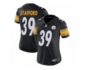 Women's Nike Pittsburgh Steelers #39 Daimion Stafford Black Team Color Vapor Untouchable Limited Player NFL Jersey
