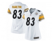 Women's Nike Pittsburgh Steelers #83 Cobi Hamilton Limited White NFL Jersey
