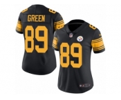 Women's Nike Pittsburgh Steelers #89 Ladarius Green Limited Black Rush NFL Jersey